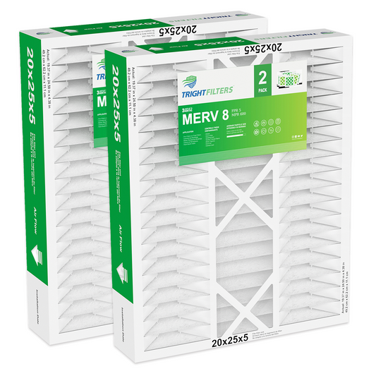 2 Pack of 20x25x5 Air Filter