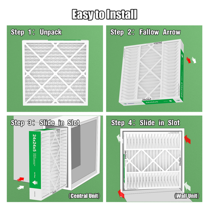 2 Pack of 24x24x5  Air Filter
