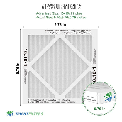 6 Pack of 10x10x1 Air Filter