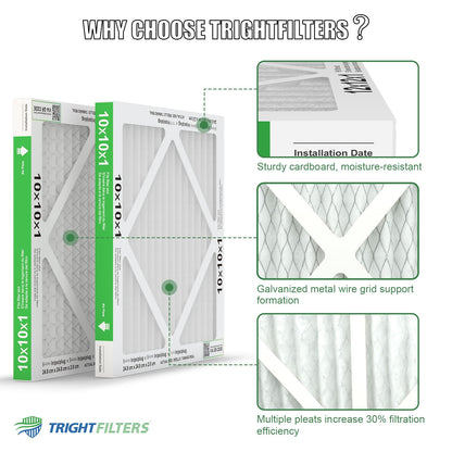 6 Pack of 10x10x1 Air Filter