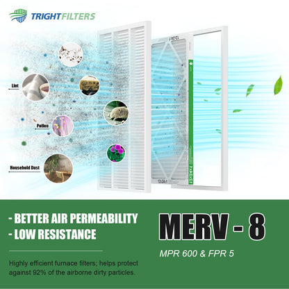 12x24x1 MERV-8 Air Filter (4-Pack)