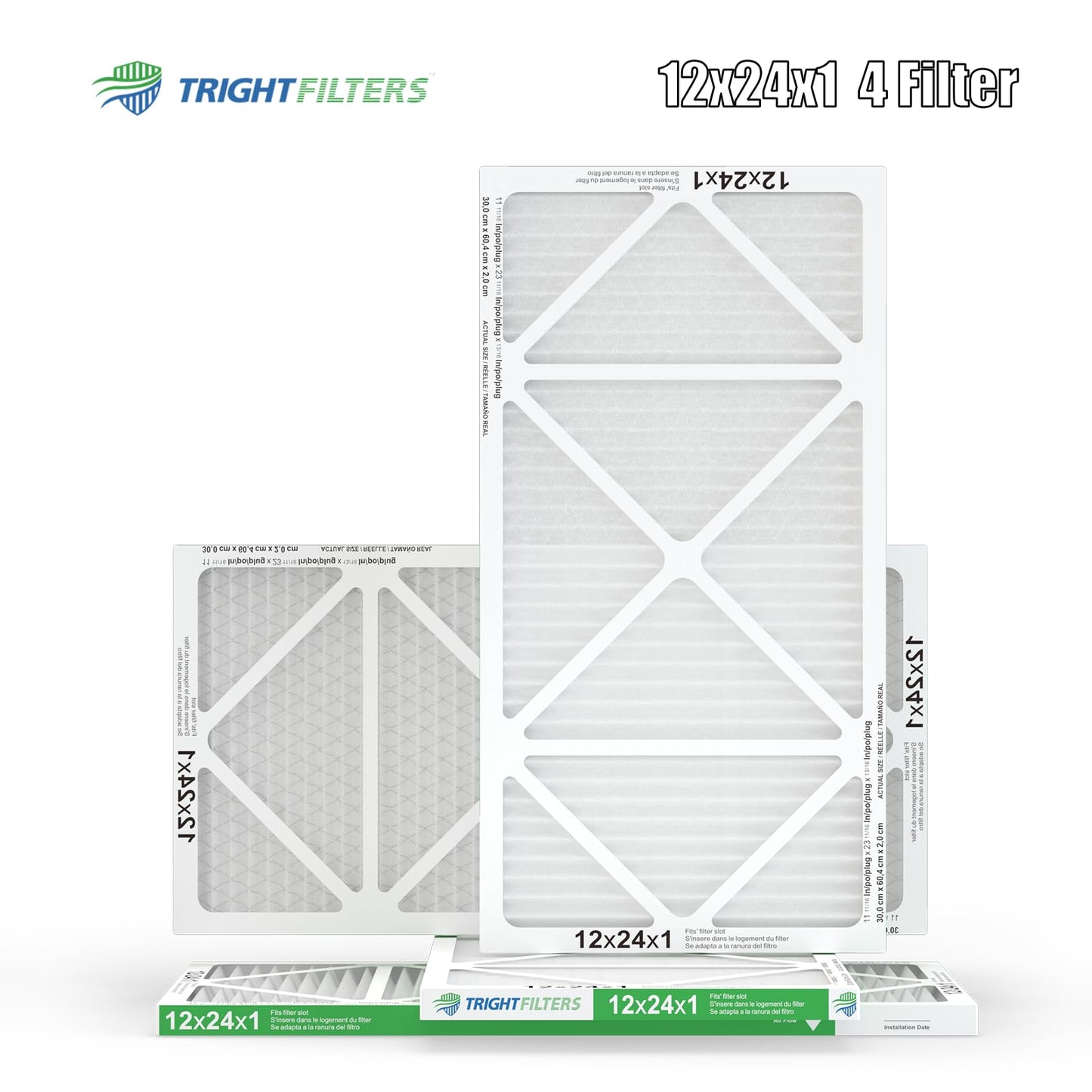 12x24x1 MERV-8 Air Filter (4-Pack)