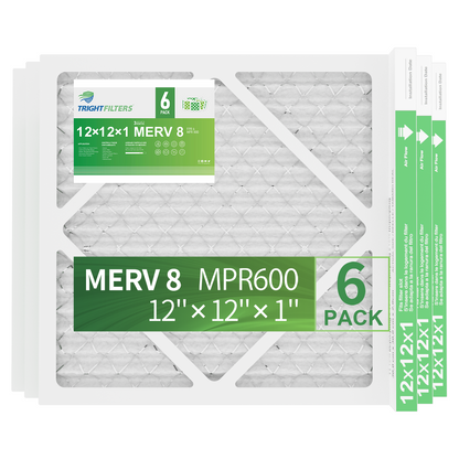12x12x1 MERV-8 Air Filter (6-Pack)