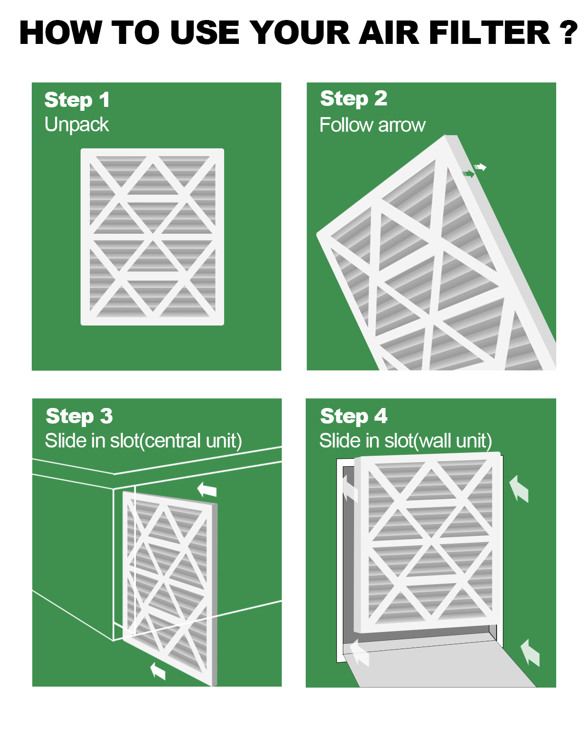 12x12x1 MERV-8 Air Filter (6-Pack)