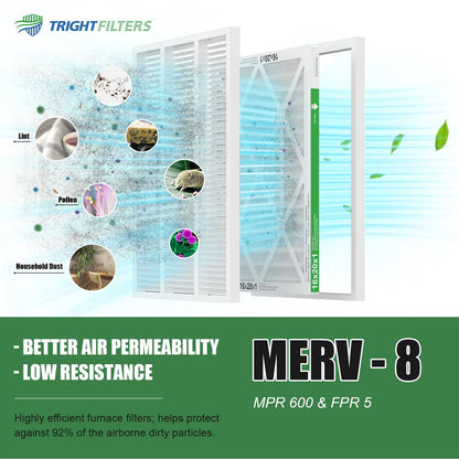 16x20x1 MERV-8 Air Filter (4-Pack)