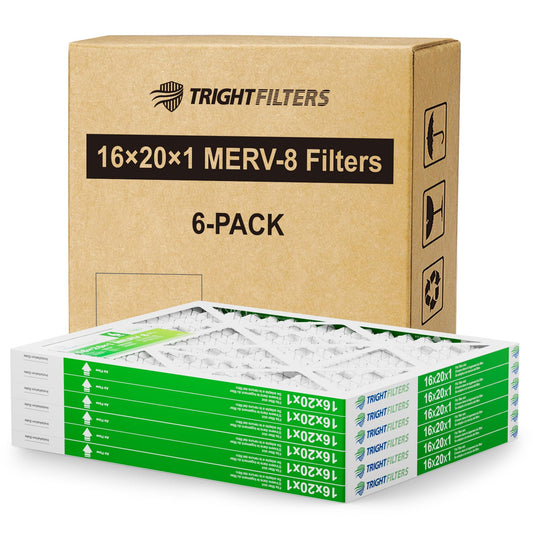 6 Pack of 16x20x1 Air Filter