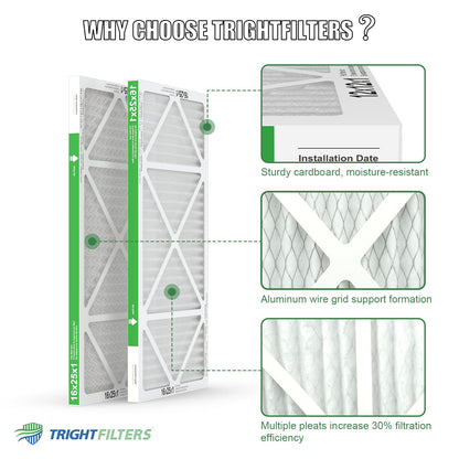 16x25x1 MERV-8 Air Filter (4-Pack)