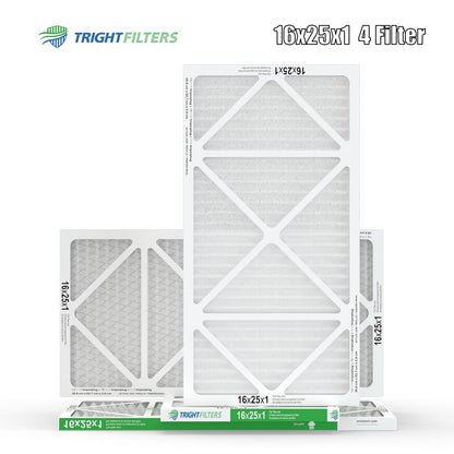 16x25x1 MERV-8 Air Filter (4-Pack)