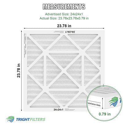 24x24x1 MERV-8 Air Filter (4-Pack)