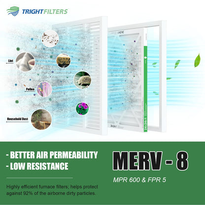 24x24x1 MERV-8 Air Filter (4-Pack)